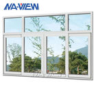 Poziome aluminiowe okna przesuwne Komercyjne okna przesuwne i skrzydłowe