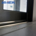 Aluminiowe bezramowe przesuwne szklane okno CE Podłoga do sufitu przesuwne okna