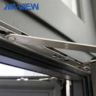 Nowoczesne poziome pionowe aluminiowe okna skrzydłowe z powłoką PVDF
